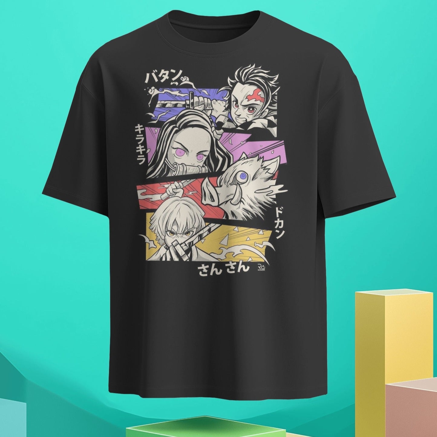 The Demon Slayer Squad Oversized Tshirt